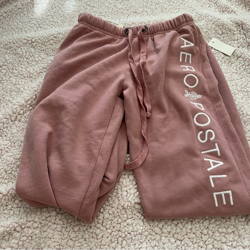 NWT Aeropostale Rose Cinched Sweatpants - Picture 6 of 9